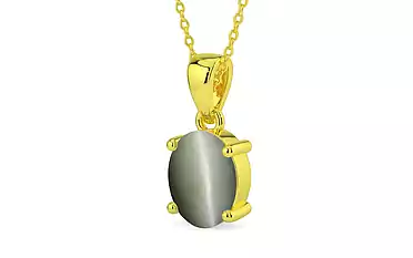 Panchdhatu Cat's Eye Pendant Fine Quality (P10)