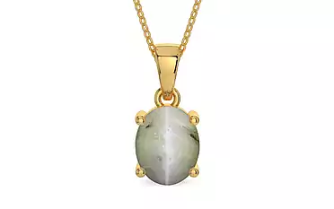 Gold Cat's Eye Pendant Prime Quality (P10)