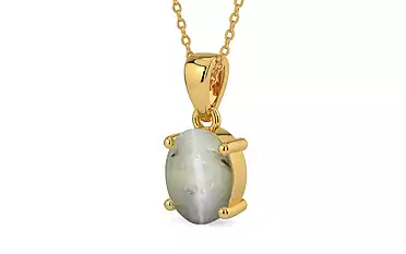 Gold Cat's Eye Pendant Prime Quality (P10)