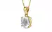 Ashtadhatu Ceylon White Sapphire Pendant Limited Quality (P10)
