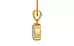 Gold Ceylon White Sapphire Pendant Limited Quality (P10)