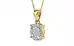 Ashtadhatu Ceylon White Sapphire Pendant Rare Quality (P10)