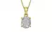 Ashtadhatu Ceylon White Sapphire Pendant Rare Quality (P10)