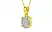 Panchdhatu Ceylon White Sapphire Pendant Rare Quality (P10)