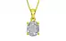 Panchdhatu Ceylon White Sapphire Pendant Rare Quality (P10)