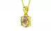 Panchdhatu Ceylon Yellow Sapphire Pendant Fine Quality (P10)