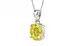 Sterling Silver Ceylon Yellow Sapphire Pendant Limited Quality (P10)