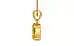 Gold Ceylon Yellow Sapphire Pendant Limited Quality (P10)