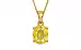 Gold Ceylon Yellow Sapphire Pendant Limited Quality (P10)