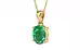 Ashtadhatu Emerald Pendant Limited Quality (P10)