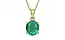 Ashtadhatu Emerald Pendant Limited Quality (P10)