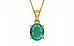 Gold Emerald Pendant Limited Quality (P10)