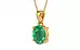 Gold Emerald Pendant Limited Quality (P10)
