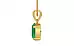 Gold Emerald Pendant Limited Quality (P10)