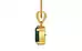 Gold Emerald Pendant Prime Quality (P10)