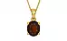 Gold Hessonite Garnet Pendant Fine Quality (P10)