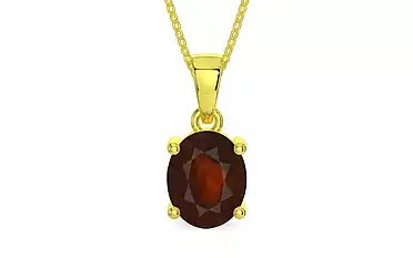Panchdhatu Hessonite Garnet Pendant Fine Quality (P10)