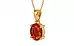 Gold Hessonite Garnet Pendant Limited Quality (P10)