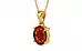 Gold Hessonite Garnet Pendant Prime Quality (P10)