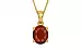 Gold Hessonite Garnet Pendant Prime Quality (P10)