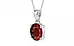 Sterling Silver Hessonite Garnet Pendant Rare Quality (P10)