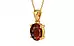 Gold Hessonite Garnet Pendant Rare Quality (P10)