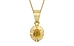 Ashtadhatu Thailand Yellow Sapphire Pendant Prime Quality (P11)