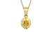 Ashtadhatu Thailand Yellow Sapphire Pendant Rare Quality (P11)