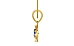 Gold Ceylon Blue Sapphire Pendant Limited Quality (P11)
