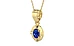 Ashtadhatu Ceylon Blue Sapphire Pendant Rare Quality (P11)