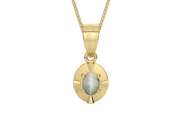 Ashtadhatu Cat's Eye Pendant Prime Quality (P11)