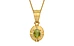 Gold Cat's Eye Pendant Rare Quality (P11)