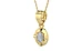 Ashtadhatu Ceylon White Sapphire Pendant Fine Quality (P11)