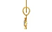 Gold Ceylon White Sapphire Pendant Fine Quality (P11)