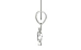 Sterling Silver Ceylon White Sapphire Pendant Limited Quality (P11)