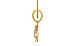 Gold Ceylon White Sapphire Pendant Limited Quality (P11)