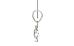 Sterling Silver Ceylon White Sapphire Pendant Rare Quality (P11)
