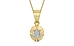 Ashtadhatu Ceylon White Sapphire Pendant Rare Quality (P11)
