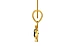 Gold Emerald Pendant Prime Quality (P11)