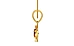 Gold Hessonite Garnet Pendant Limited Quality (P11)