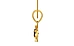 Gold Hessonite Garnet Pendant Prime Quality (P11)