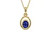 Ashtadhatu Thailand Blue Sapphire Pendant Prime Quality (P12)