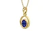 Ashtadhatu Thailand Blue Sapphire Pendant Prime Quality (P12)