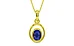 Panchdhatu Thailand Blue Sapphire Pendant Prime Quality (P12)