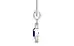 Sterling Silver Thailand Blue Sapphire Pendant Fine Quality (P2)
