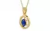 Ashtadhatu Thailand Blue Sapphire Pendant Limited Quality (P2)
