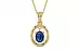 Ashtadhatu Thailand Blue Sapphire Pendant Limited Quality (P2)