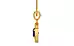 Gold Thailand Blue Sapphire Pendant Prime Quality (P2)