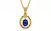 Gold Thailand Blue Sapphire Pendant Prime Quality (P2)