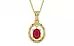 Ashtadhatu Ruby Pendant Limited Quality (P2)